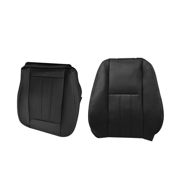 Zieichy Driver Side Bottom & Top Replacement Leather Seat Cover