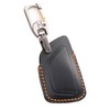 Hontumax Leather 4-Button Key Fob Cover Case for GMC Compatible
