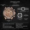 Limited Edition Hand Assembled Anthony James Tachymeter Turbo Golden Brown,