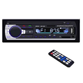 STRIVEHUGTOSUCCESS 520 Car Radio 24V MP3 Player External Amplifier*4 Remote Control Bluetooth FM AUX USB SD 1Din 4*60W