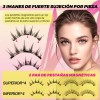 Kit De Pestañas Postizas Magnéticas Con Clip 2 Pares