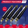 SUPGCPER 4PCS EZGO Front and Rear Shocks, 1994-UP EZGO TXT