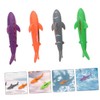 Gatuida 4Pcs Adorable Diving Sharks Multi Function Portable Pool for