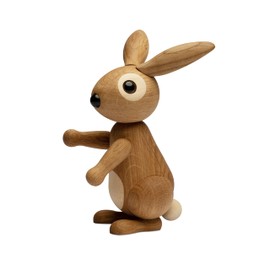 Spring Copenhagen Bonnie - Cute Wooden Rabbit | Wooden Figure | 6 x 10 x 13 cm | Home Decoration | Living Room | Wood (FSC Oak & Maple) | Wooden Figures Collection | Design by Chresten Sommer