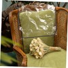 ORFOFE 2pcs Transparent Salon Chair Covers with Reinforced Black Border