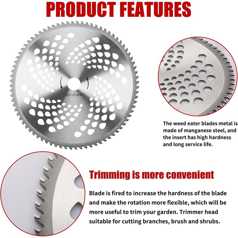9" x 36 Teeth Carbide Tipped Blades & 9" x20T