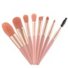 Mini Portable Makeup Brush Pouch 8-Piece Set 10ea