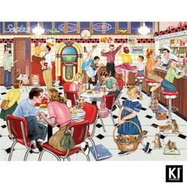 1000 Piece Puzzle for Adults ROSILAND Solomon I'm Telling DAD ON You 27X20 Jigsaw by KI Puzzles