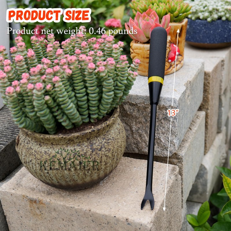 Kemaier Garden Tool Set - Featuring a Heavy-Duty Stainless Steel