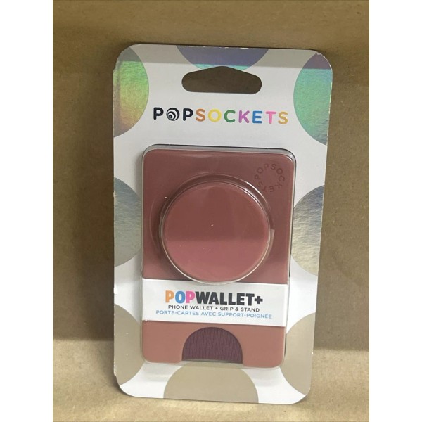 PopSockets Popwallet+ - Phone Wallet + Grip & Stand Clay