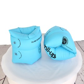 Cinturón de Natación Hinchable para Niños, Flotadores de Brazos de Natación para Niños, Brazaletes de Natación para Niños - el Verano Esencial para la Diversión y la Seguridad en el Agua (Azul)