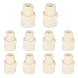 (10 Pack) EFIELD CPVC CTS Male Adapter Fittings, 3/4" Slip x 1/2" Male Thread