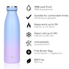 Milu Stainless Steel Drinking Bottle 350 ml, 500 ml, 750