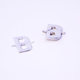 Aluminium Silver Letters Smithers Oasis Pack of 10 (Letter B)