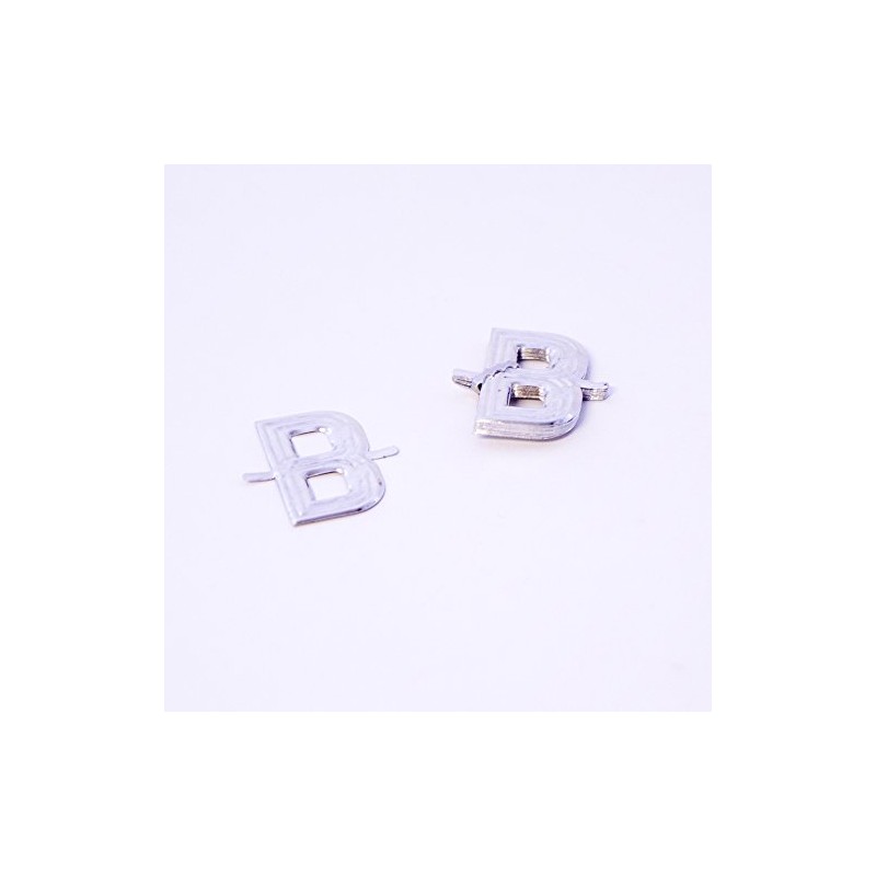 Aluminium Silver Letters Smithers Oasis Pack of 10 (Letter B)