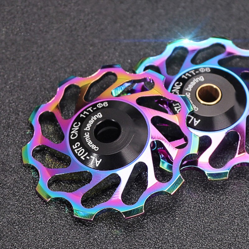 Mountain Bike Rear Derailleur Pulley Bicycle Aluminum Alloy 11T Wheel