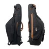 YoungMonic Tenor Saxophone Soft Case Black Nylon, Double Zippers with