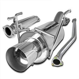 Spec-D Tuning 4.5" N1 Style Catback Exhaust Muffler System Compatible with Honda Civic Si 3Dr 2002-2005