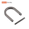 sourcing map U Shape Horseshoe D-Rings Zinc Alloy Screw Buckle