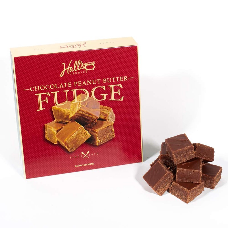 Chocolate Peanut Butter Fudge, 1 Pound