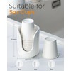 ABRUTY Bathroom Cup Dispenser, 3oz-4oz Ceramic Paper Cup Holder, Small