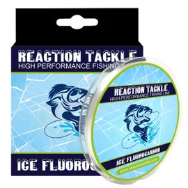 Reaction Tackle Ice Fluorocarbon Fising Line - Clear / 2LB 125 Yd