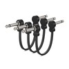 voltrish 3 Pack Guitar Patch Cables, Premium 5 Inch Right-Angle
