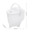 Moncer Rice Washing Bowl Colander, Rice Washing Bowl with Strainer