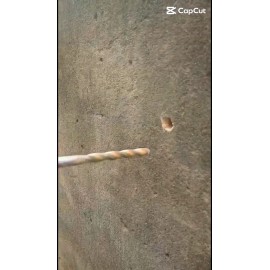 HF Masonry Drill Bit Set 1/4" Carbide Tip Titanium Drill Concrete Brick Rock-10Pcs