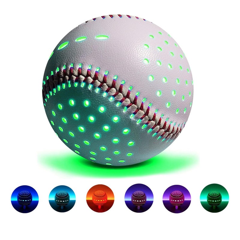 9 Inch Glow in The Dark Baseball Night Throwing Practice