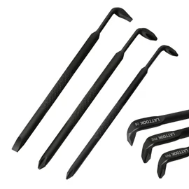 3PCS Right Angle Offset Screwdriver Set, LATTOOK L-Type 90 Degree Double End Screwdriver Low Profile Screwdriver with Phillips and Slotted, 15mm Flat Elbow Design for Tight Narrow Space