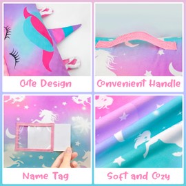 Nap Mat Unicorn Sleeping Bag with Pillow and Blanket