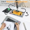 NOEVSBIG Magnetic Helping Hands Soldering Station with Large Base, Heat-Resistant