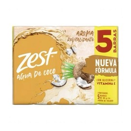 Zest 10 JABONES ZEST AGUA DE COCO (90g) - 10 ZEST SOAPS 🇲🇽