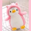 TASINO Penguin Plush Toy for Kids 20cm Cute (Pink)