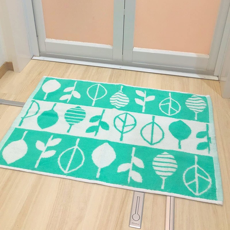 (Convenient to Wash and Rewash) 100% Cotton Towel Bath Mat,