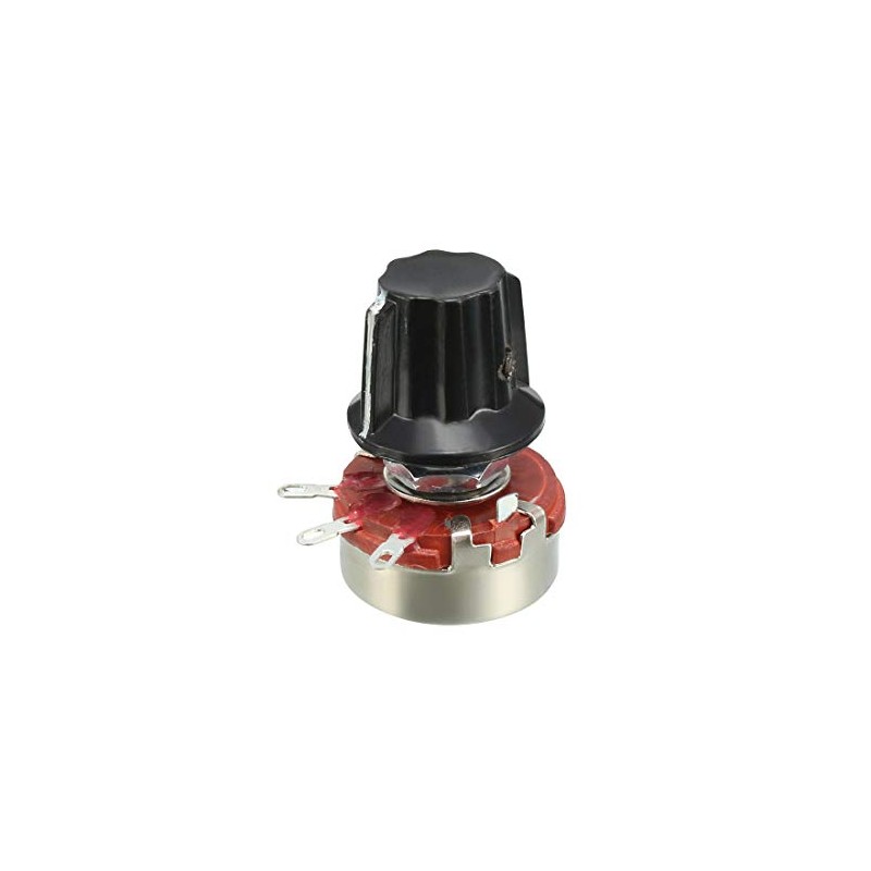 uxcell® WH118 1K Ohm Variable Resistors Single Turn Rotary Carbon