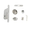 bricoleva.it Sliding Door Lock Set, Round Rosette with Note, Handle