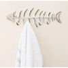 Decorative Fish Bones Wall Mount Towel Rack by Comfify -