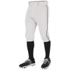 CHAMPRO Standard Triple Crown 2.0 Baseball Knickers with Braid, White,