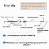 THKFISH Piombi da Pesca Accessori Pesca Texas Rig,Carolina Rig,Ami da