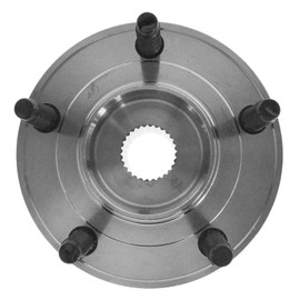 TRQ Front Steering Knuckle Spindle Wheel Hub Bearing Assembly LH Driver RH Passenger Side 4pc Kit for 2005-2012 Ford Escape Mazda Tribute Mercury Mariner