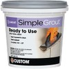 Custom PMG165QT 1-Quart Simple Premium Grout, Delorean Gray (Pack May