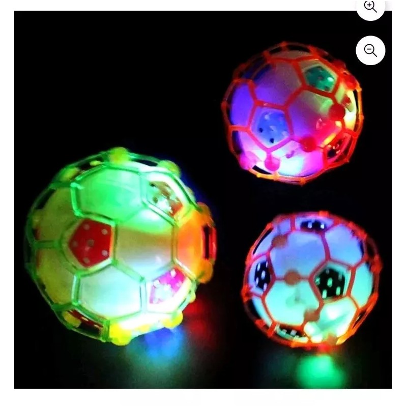 Big Time LED LIGHT UP CRAZY BOUNCE SOCCER BALLS *Randomly