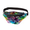 Small Rainbow Sequin Bum Bag Fanny Pack Travel Waist Money