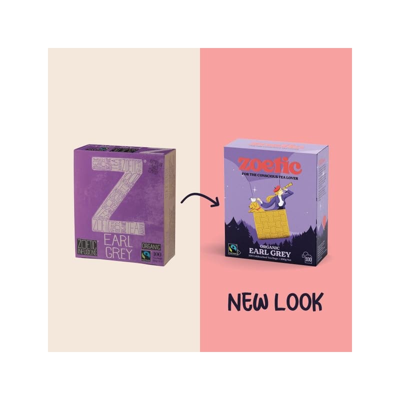 Organic Earl Grey Tea Bags 100 Pack