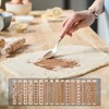 HARFINGTON Wood Clay Roller 4" Heart Pattern Rolling Pins Wood