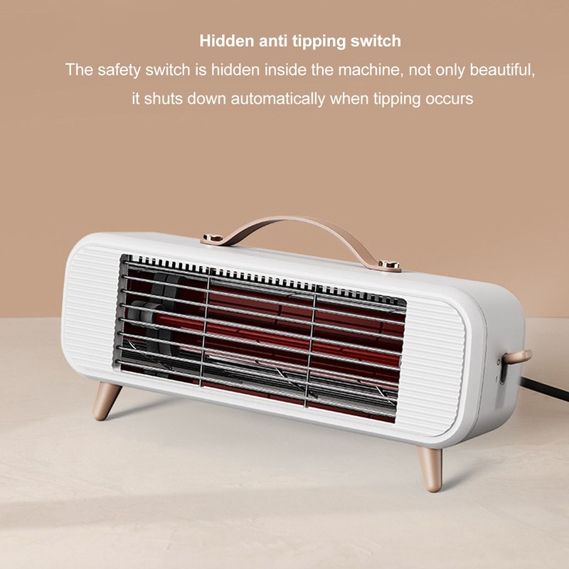 Space Heater Fast Heating Compact Portable Versatile Desk Heater for