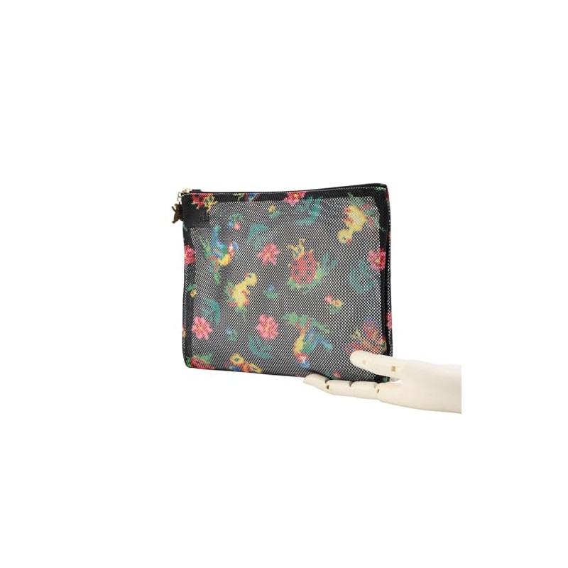 [フェイラー] Dカン付きメッシュポーチ 【126825127416190】ハイジ HE-257416 レディース ブラック