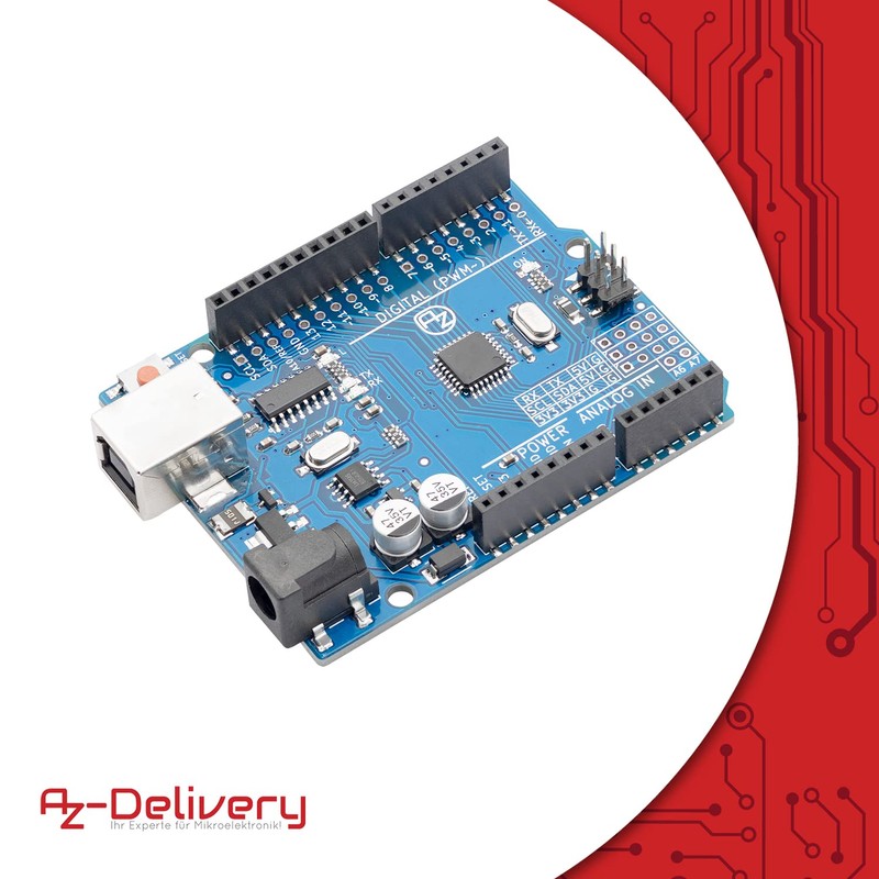 AZ-Delivery 5x Microcontroller Board LGT8F328P with CH340 Compatible with Arduino